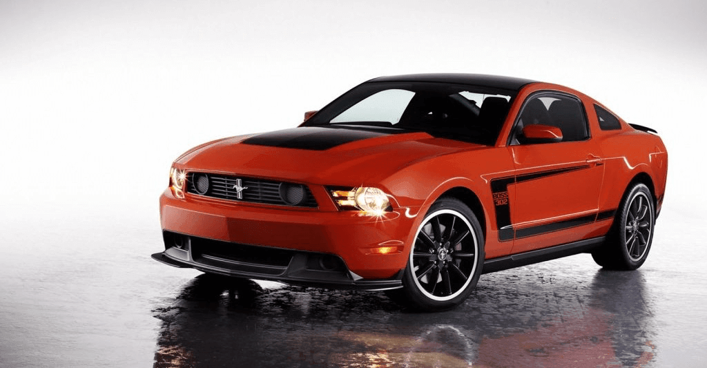 2012 Red Ford Mustang LX