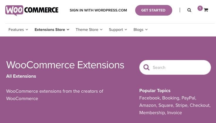 WooCommerce - Extensions - ווקומרס