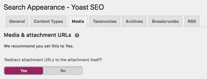 הגדרות מדיה - WordPress SEO by Yoast