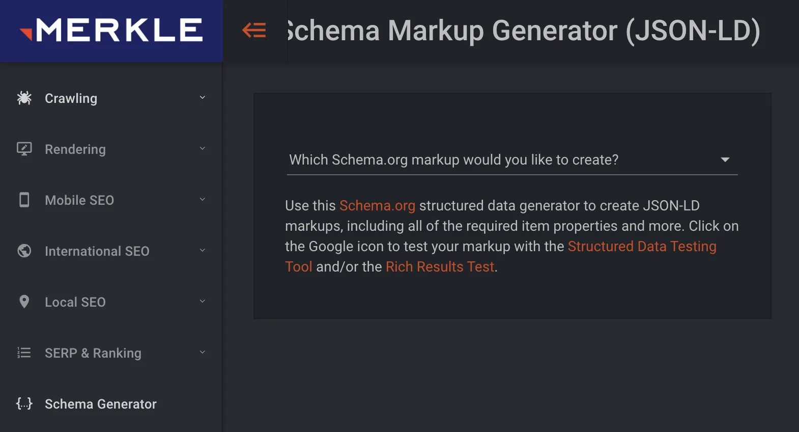 Merkle Structured Data Generator