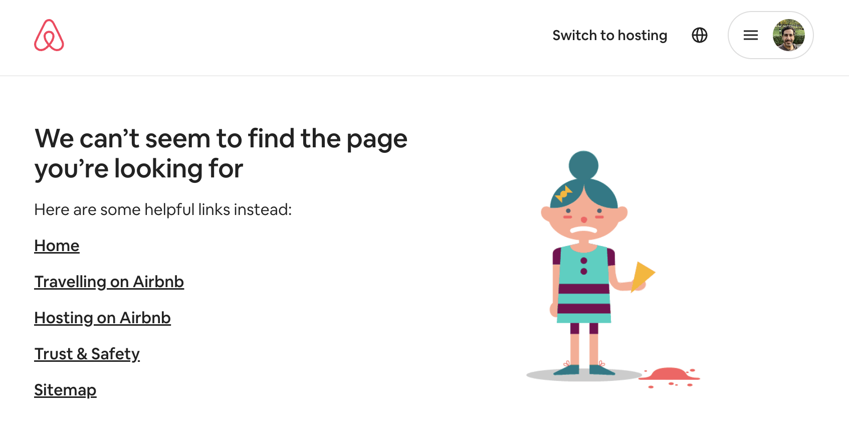 Useful 404 Page Example