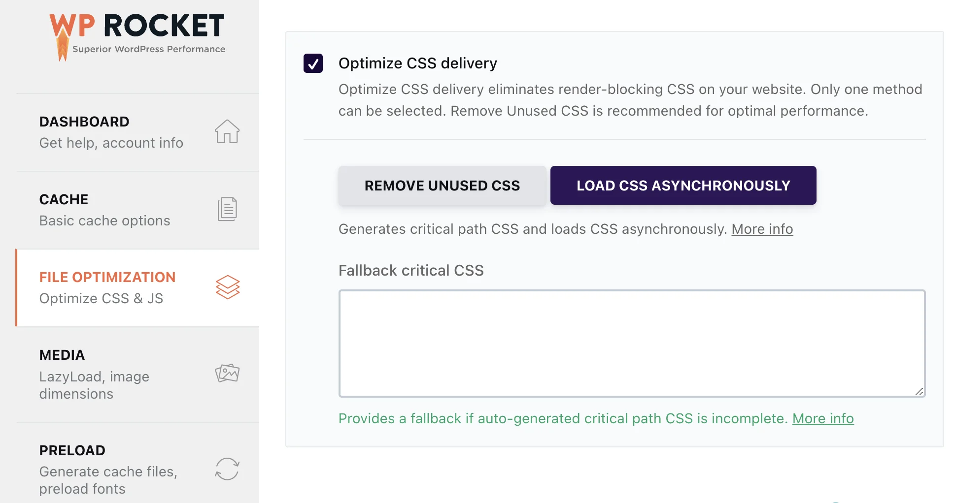 Generating Critical CSS Using WP-Rocket