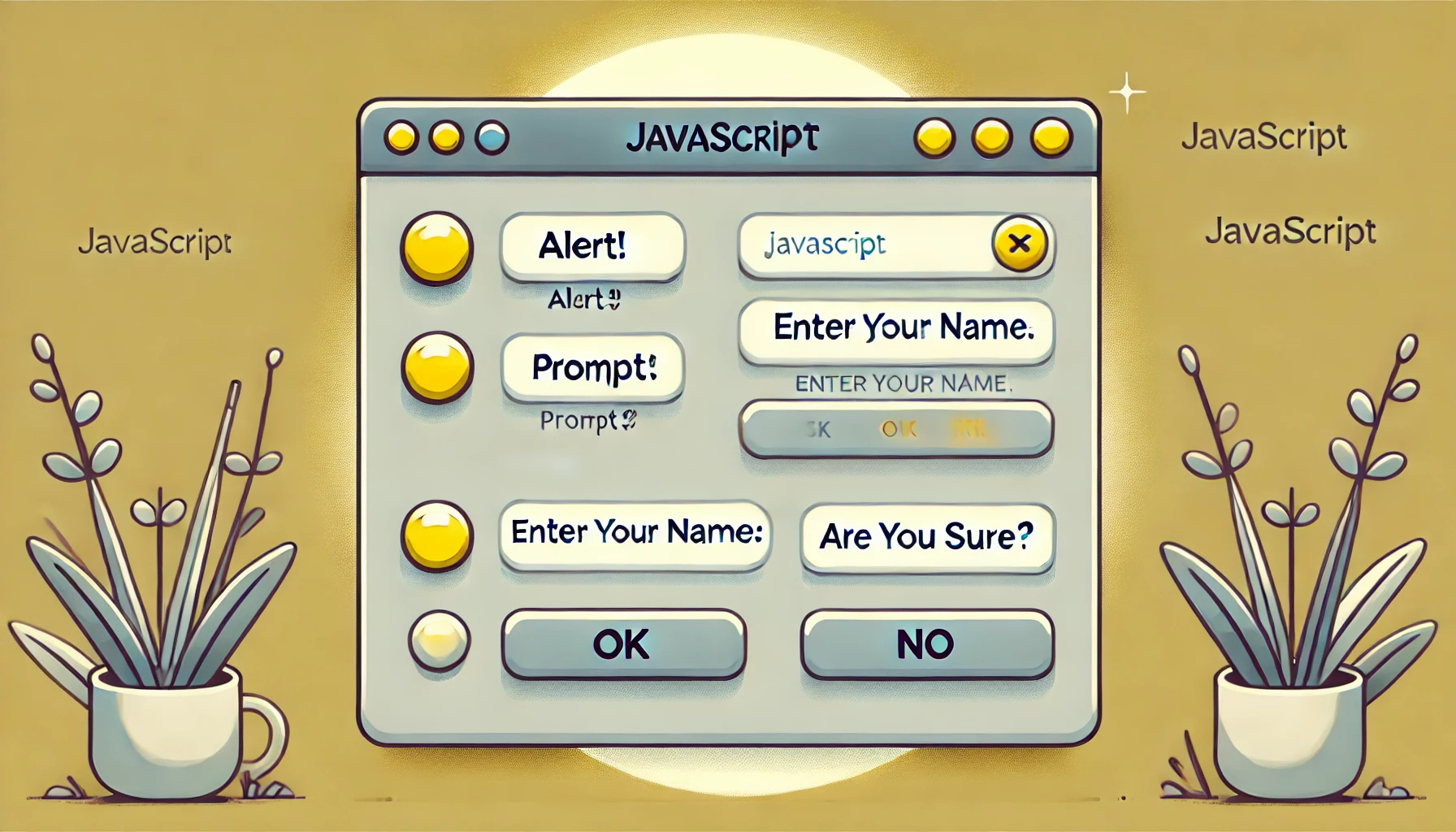 JavaScript alert, prompt, confirm Explained Simply