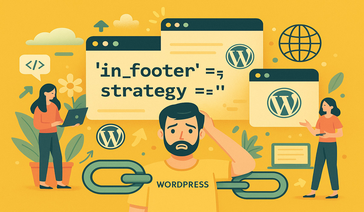 Optimize Script Loading in WordPress with ‘in_footer’ & ‘strategy’