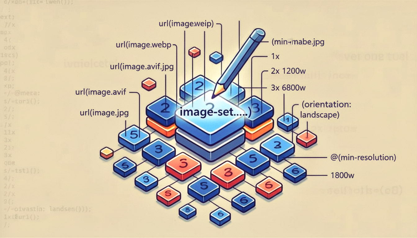CSS image-set: הגשת תמונה אידיאלית עם fallback לפורמטים ישנים