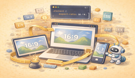 תכונת aspect-ratio ב-CSS: מדריך ויזואלי עם דוגמאות חיות