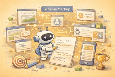 סימון Schema לחיפוש AI: חמשת הסוגים שחשוב ליישם בוורדפרס